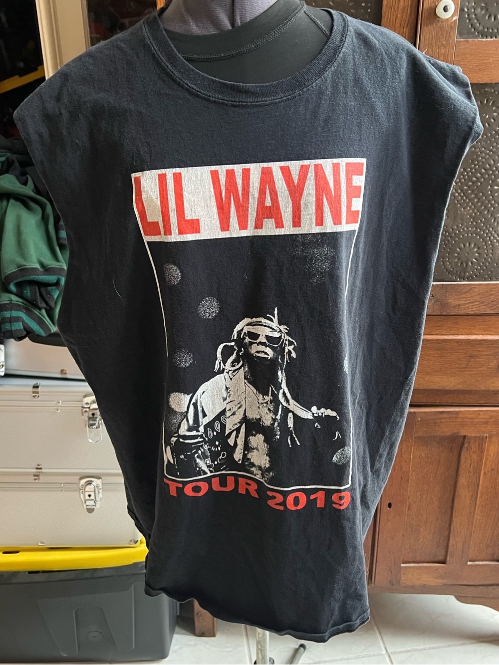 Lil Wayne Tour 2019 Black Graphic sleeveless T-shirt size 2XL
